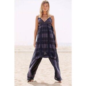 Free People Embroidered Tunic Nikki Set Size Small